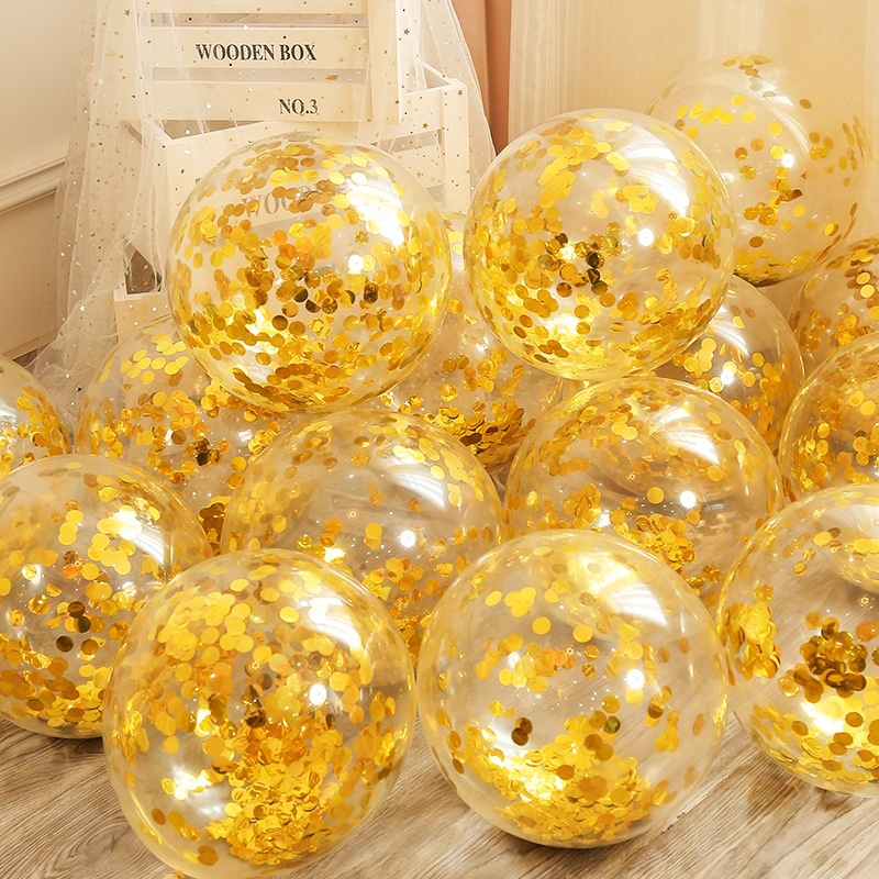 12 inch bóng trang trí nhiều màu trang trí sinh nhật bóng sequin chrome cho bé trai, gái dễ thương