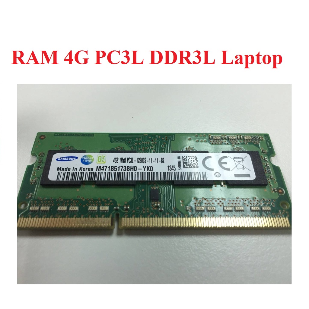 RAM 4G PC3L Laptop bóc máy- ram 4g ddr3l- ram 4g pc3l