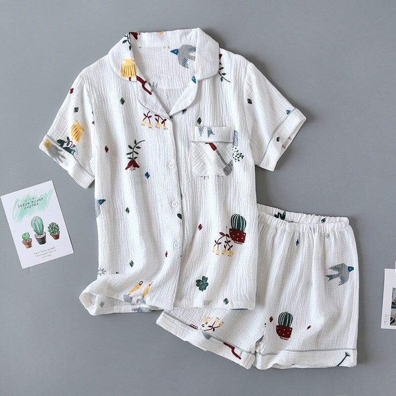 Pyjama Đồ Ngủ Mặc Nhà Họa Tiết PJ09