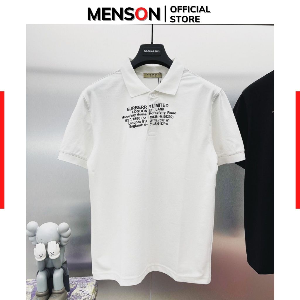 Áo thun nam có cổ cotton chất mát HÀNG CAO CẤP Menson MS01 Áo polo nam hàng hiệu đẹp tay ngắn mùa hè