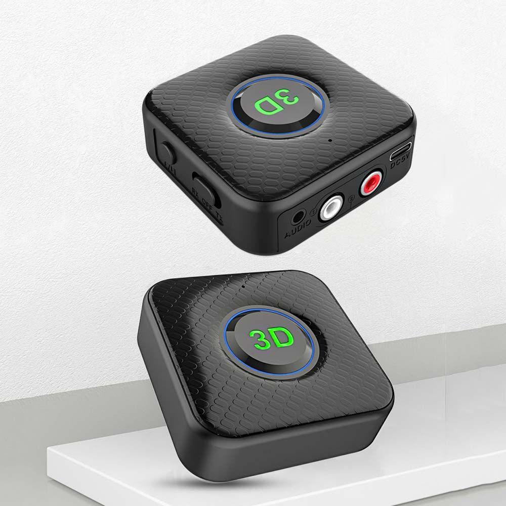 AUGUSTINA Thiết Bị Nhận Âm Thanh Bluetooth 5.0 AUX / RCA 3.5mm Đa Năng Cho Xe Ô Tô