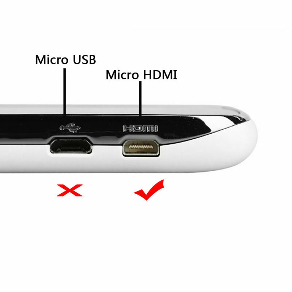 Dây Cáp Chuyển Đổi Micro Hdmi Sang Hdmi 1.4 1080p Hdtv 90 Độ