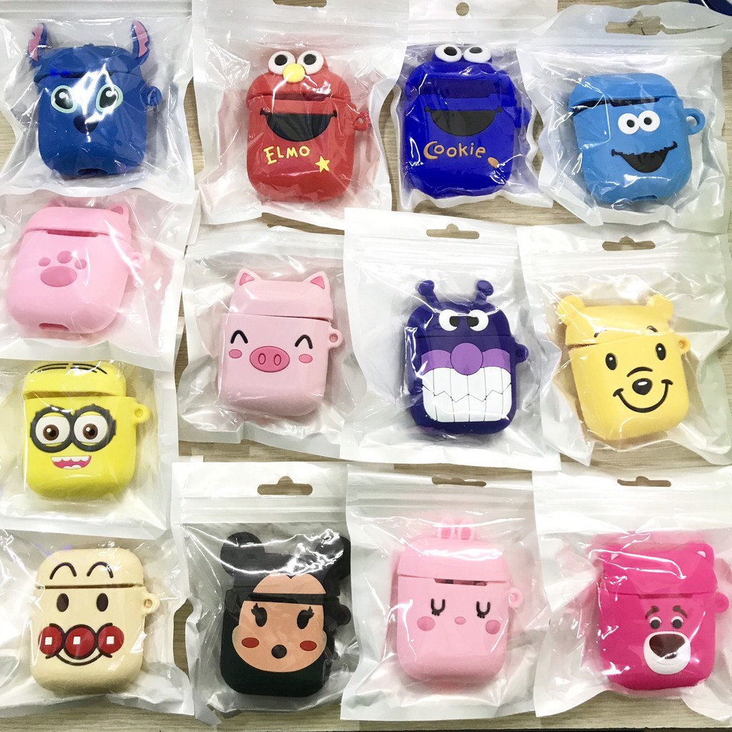 Bao sillicon AirPods nhân vật hoạt hình siêu cute