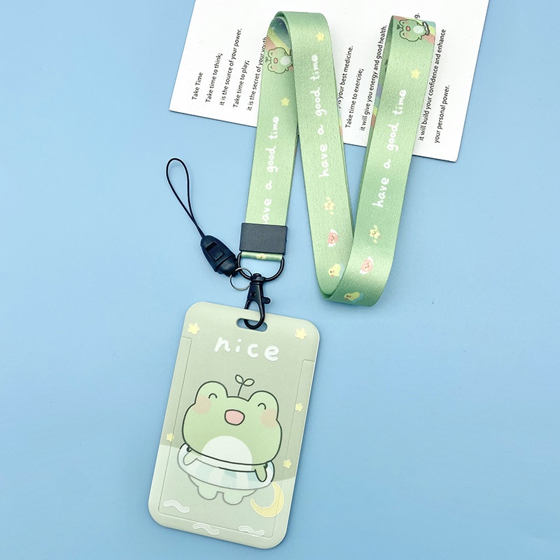 Bao Đựng Thẻ ID Họa Tiết Hoạt Hình Dễ Thương