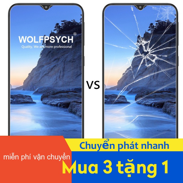 Miếng dán cường lực bảo vệ cho điện thoại OPPO R7 R7S R9 R9S R11 R11S R15 Realme C2 3 3i Reno Z 2Z 5 Pro Plus