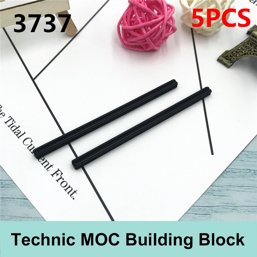 Set 5 thanh trục chuyên dụng lắp ráp mô hình công nghệ MOC 3737 3726 1x10 hình chữ thập tiện dụng