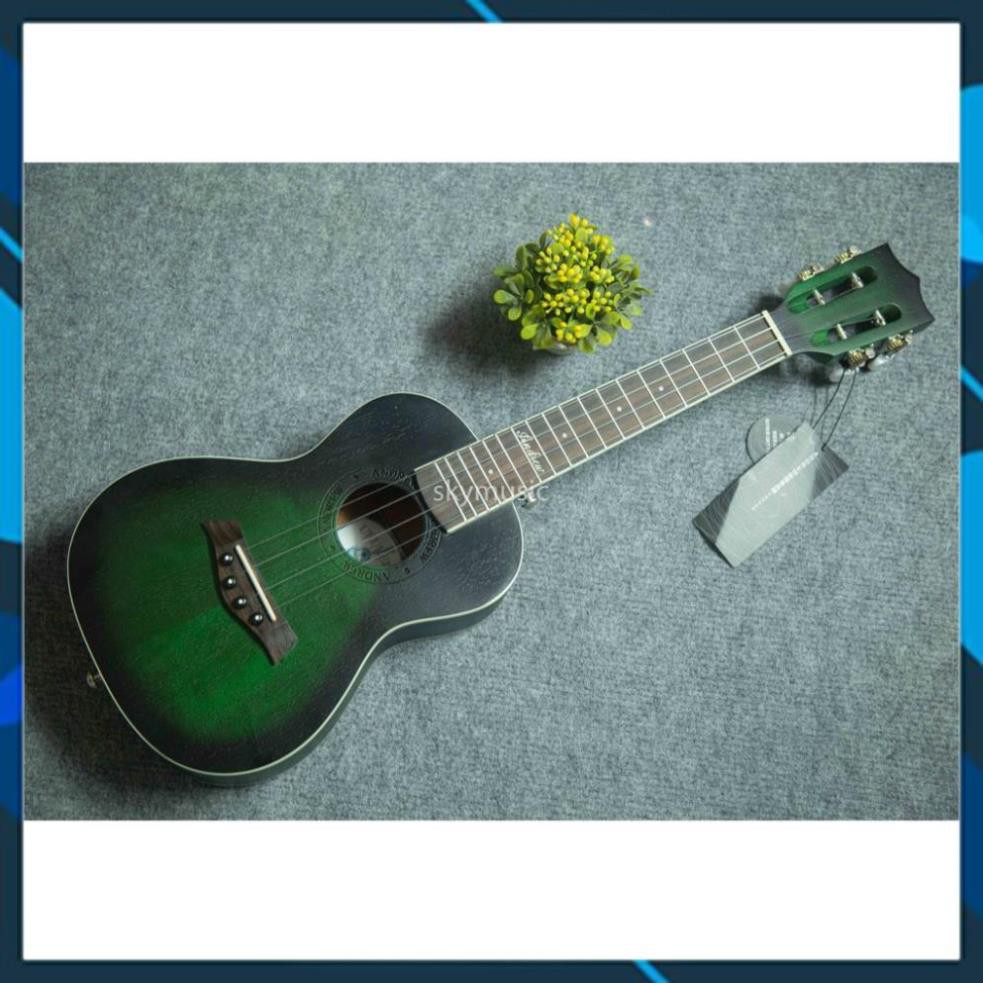 [RẺ VÔ ĐỊCH] Đàn Ukulele Concert 23inch Andrew G12 Xanh Lá Cây Ombre Cực Đẹp