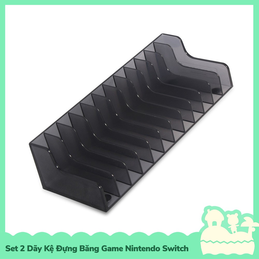 [Sẵn VN - NowShip] Dobe Set 2 Kệ Dài Đựng Hộp Băng Game 12 Khoanh Nintendo Switch NS, Nintendo Switch Lite TNS-857