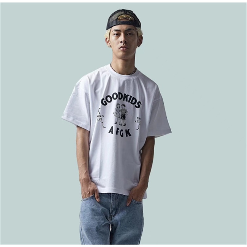 Áo Thun Tay Ngắn In Chữ Thời Trang Cho Nam Nữ