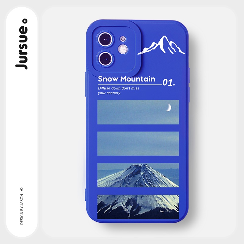 Ốp lưng JURSUE mềm hình dễ thương đẹp Thích Hợp cho iPhone 13 12 11 Pro Max SE 2020 X XR XS 8 7 ip 6S 6 Plus Y1853