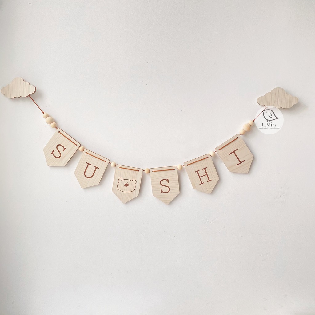 CỜ GỖ IN TÊN BÉ BY L.MIN