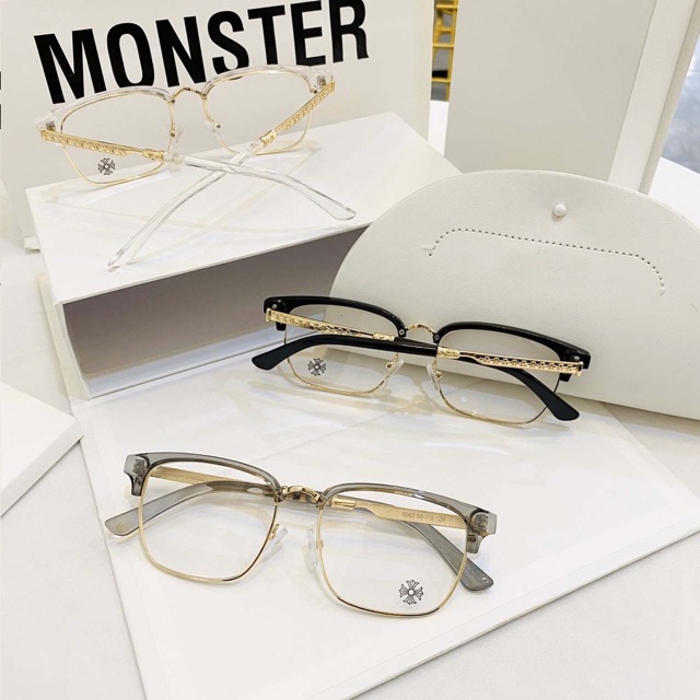 Kính gọng CHROME HEART mắt vuông thời trang | BigBuy360 - bigbuy360.vn