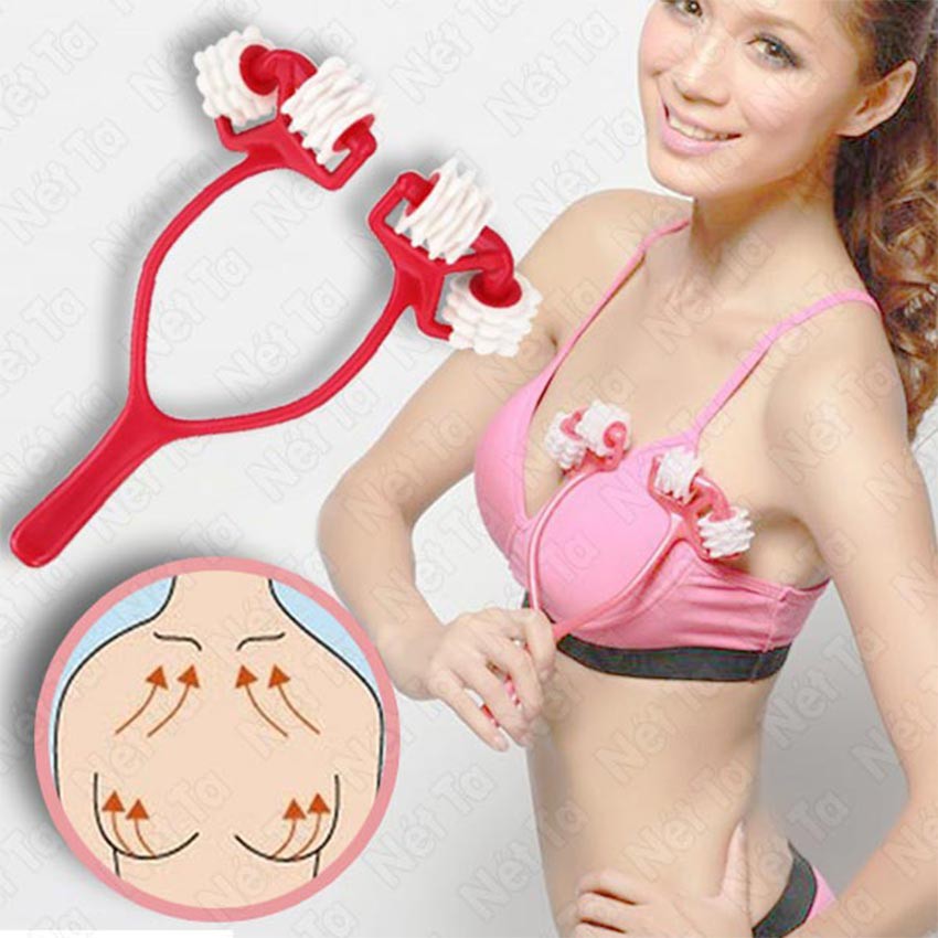 Dụng cụ massage ngực lăn ngực giúp tăng kích thước ngực nở ngực cải thiện vòng 1 làm săn chắc, căng tròn