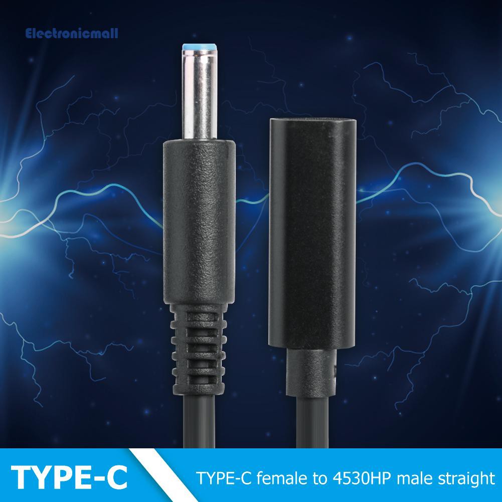 Đầu chuyển đổi cổng Usb Type C sang 4.5x3.0mm Dc cho máy tính xách tay HP