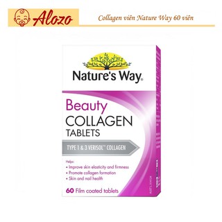 Viên uống Collagen Natures Way Beauty Collagen Booster 60 viên Úc – Mỹ Phẩm BMT