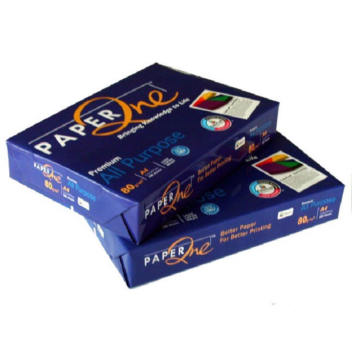 Combo 2 ream Giấy A4 PaperOne DL 80 gsm - Indonesia