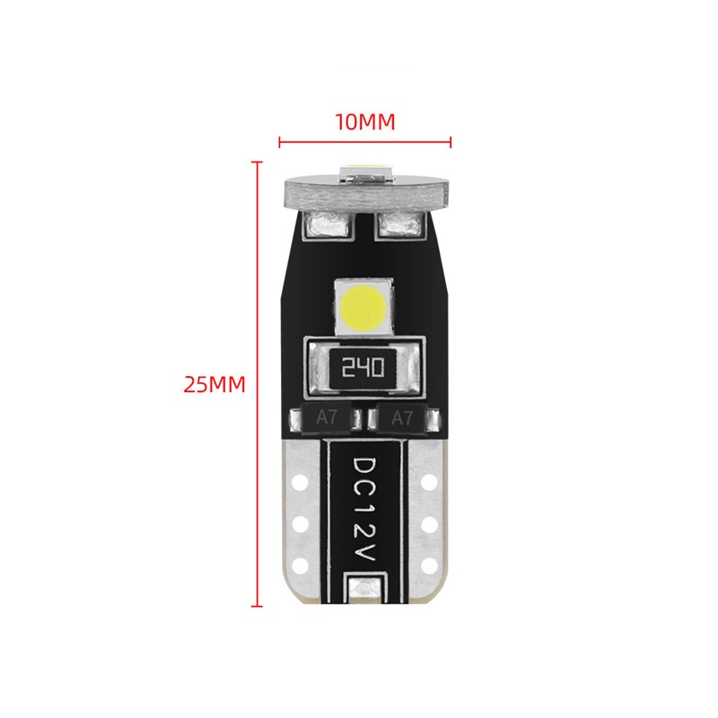 Đèn LED  xi nhan, demi, đọc sách, trần, cốp, đồng hồ taplo chân T10 T103030-3A