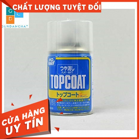 Sơn phủ Topcoat Mr Hobby Bóng - Bóng mờ - mờ -Dụng cụ Gundam