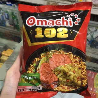 Mì Tôm Omachi 102 Vị Bò Nấu Dưa Chua Gói 120g