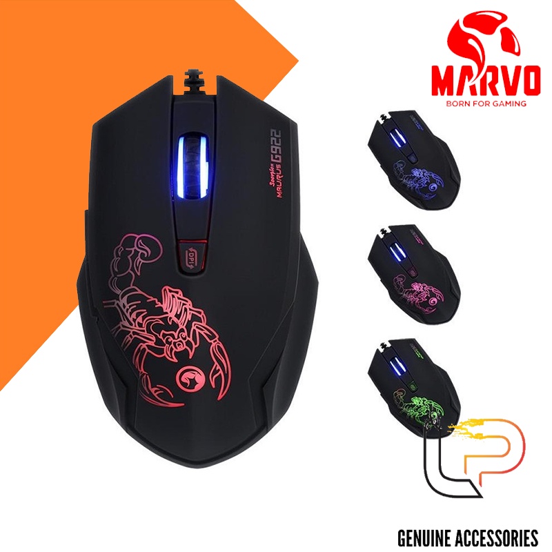Chuột Máy Tính Laptop MARVO G922 LED RGB