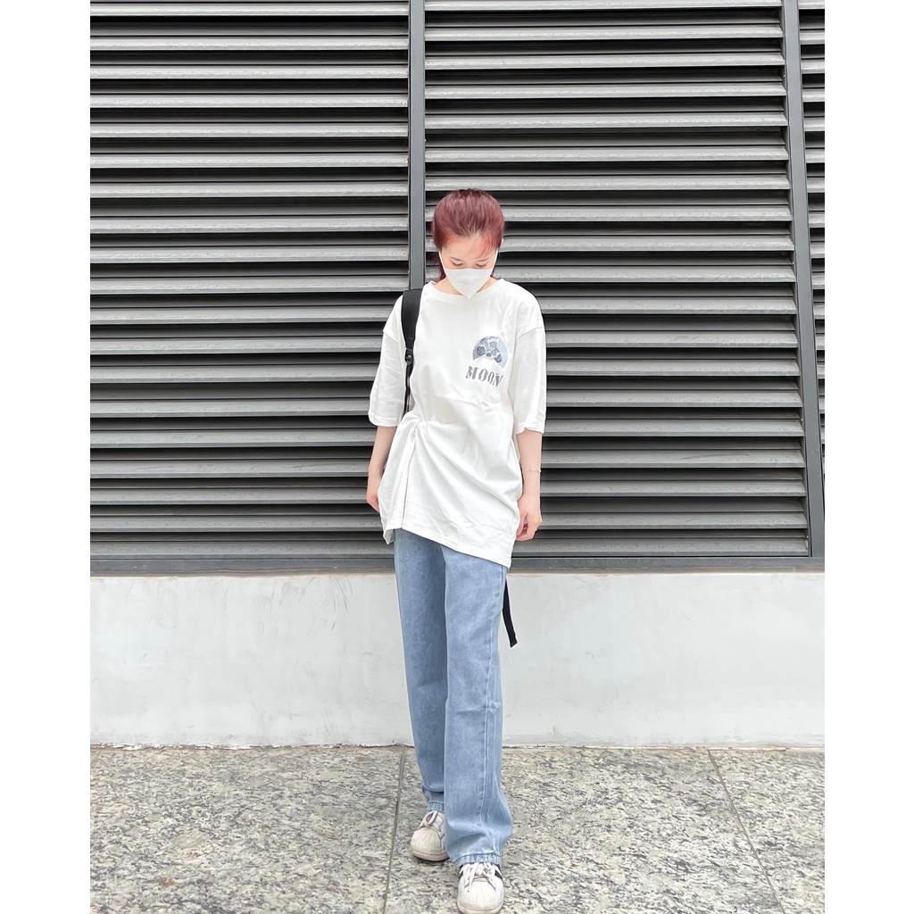 Áo thun chữ MOON hình sau lưng quảng châu thời trang nữ miho house