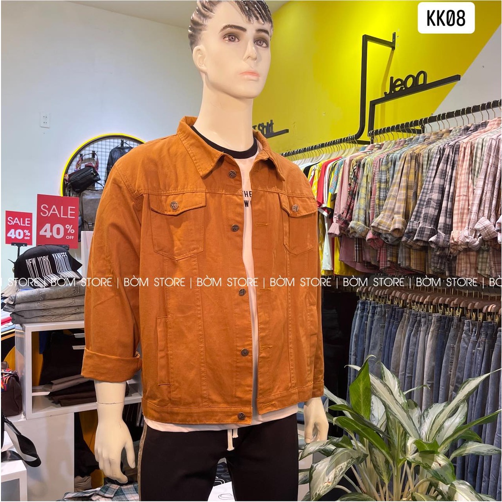 [SALE 300K/2 ÁO] Beacon Denim (Bờm Store) - Áo khoác kaki nam màu nâu đậm