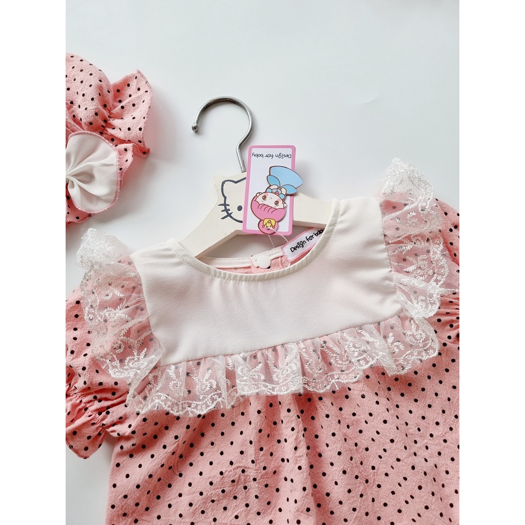 body cho béFREESHIP+ tặng kèm mũ+ giày vải Su shop- body bi hồng