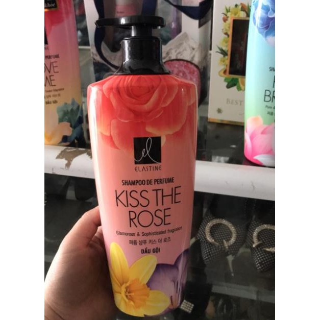 Dầu gội ELASTINE 600ml Love me, kiss the rose, pure breeze