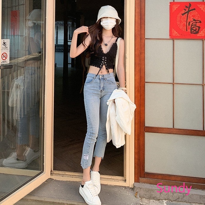 Áo Lót Hai Dây Phối Ren Quyến Rũ Thời Trang Mùa Hè Cho Nữ