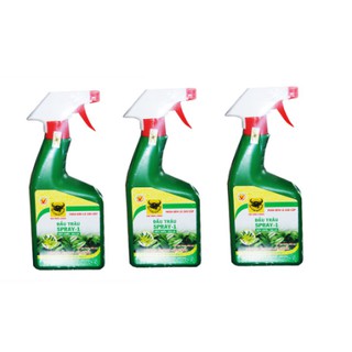 3 chai Spray 1 (500ml/chai) - Phân bón lá pha sẵn dành cho Hoa lan và cây cảnh