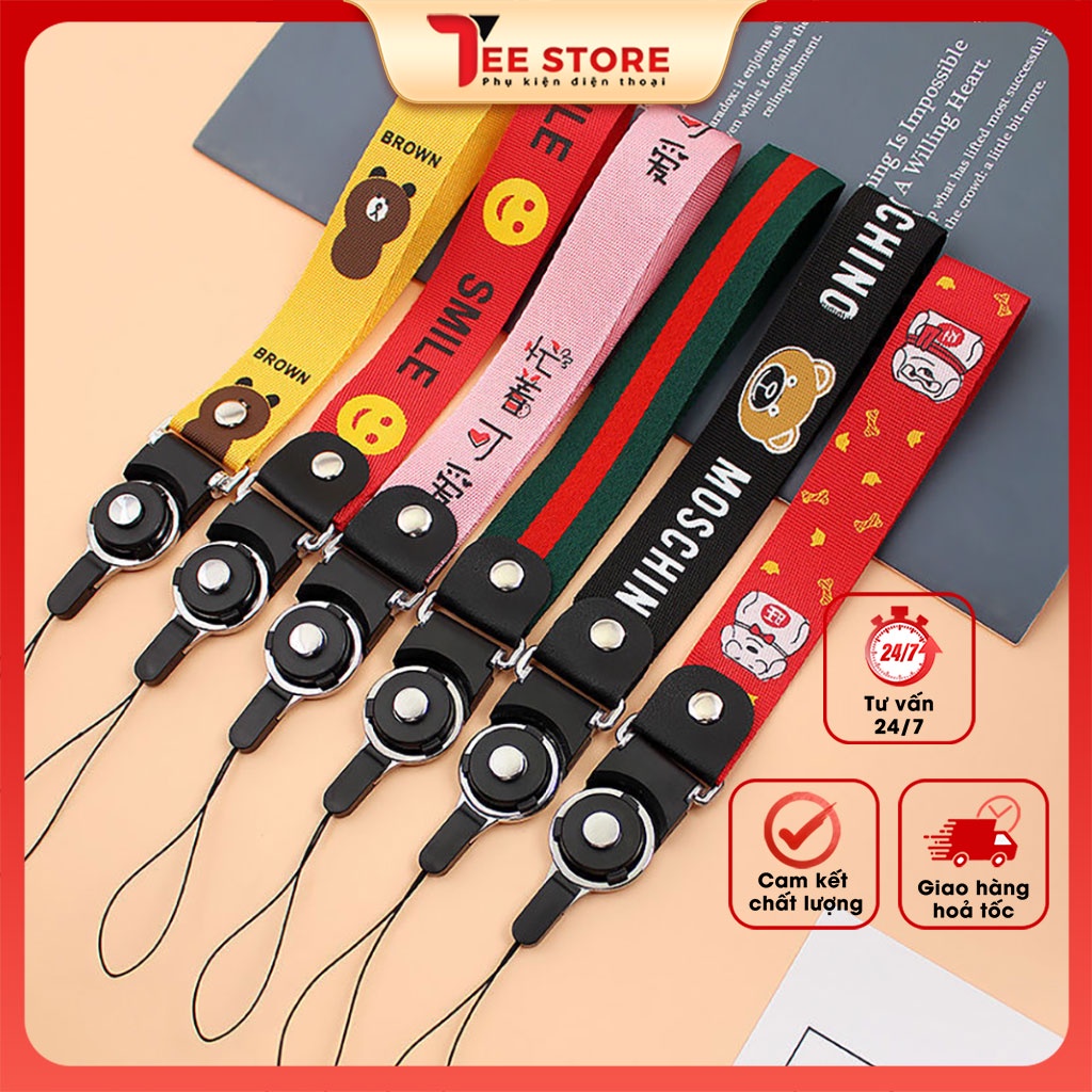 Dây đeo điện thoại khổ to - Dây đeo điện thoại bằng nylon đa năng - 01-DĐĐTKT