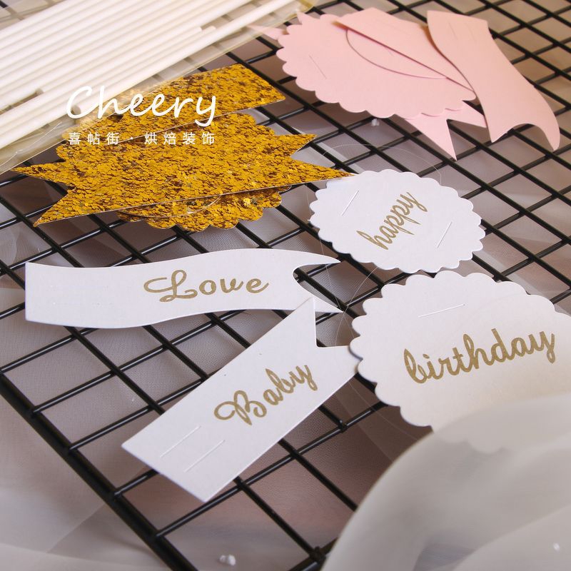 Set que HPBD Baby Love hồng