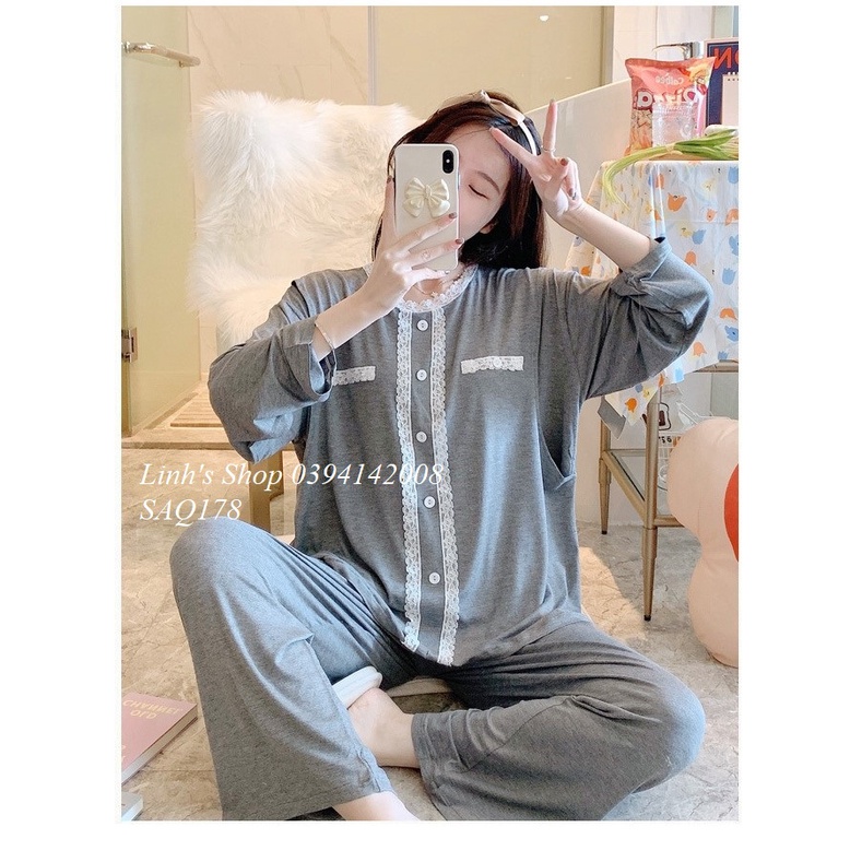 Bộ Bầu Dài Tay Sau Sinh-SAQ128