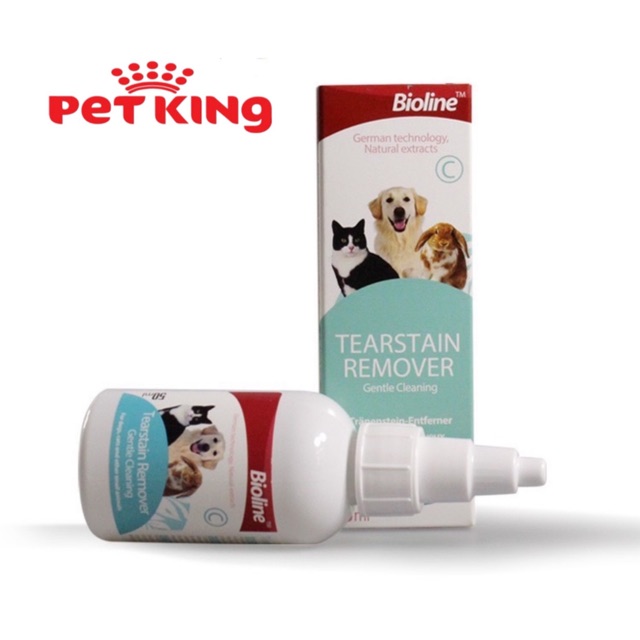 Dung Dịch Lau Ố Khoé Mắt Bioline 50ml cho Thú Cưng