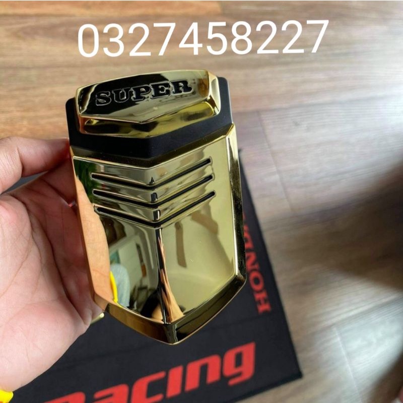 Mặt nạ con trước xi vàng Super gắn xe DREAM