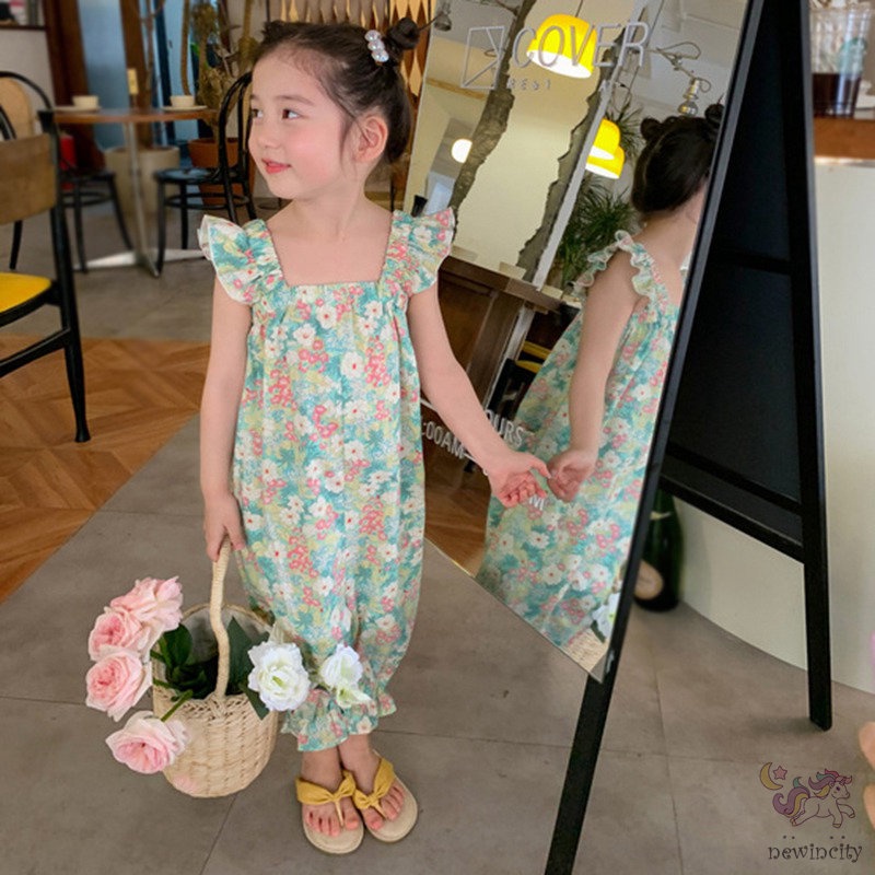 Bodysuit In Hoa Dễ Thương Cho Bé GáI