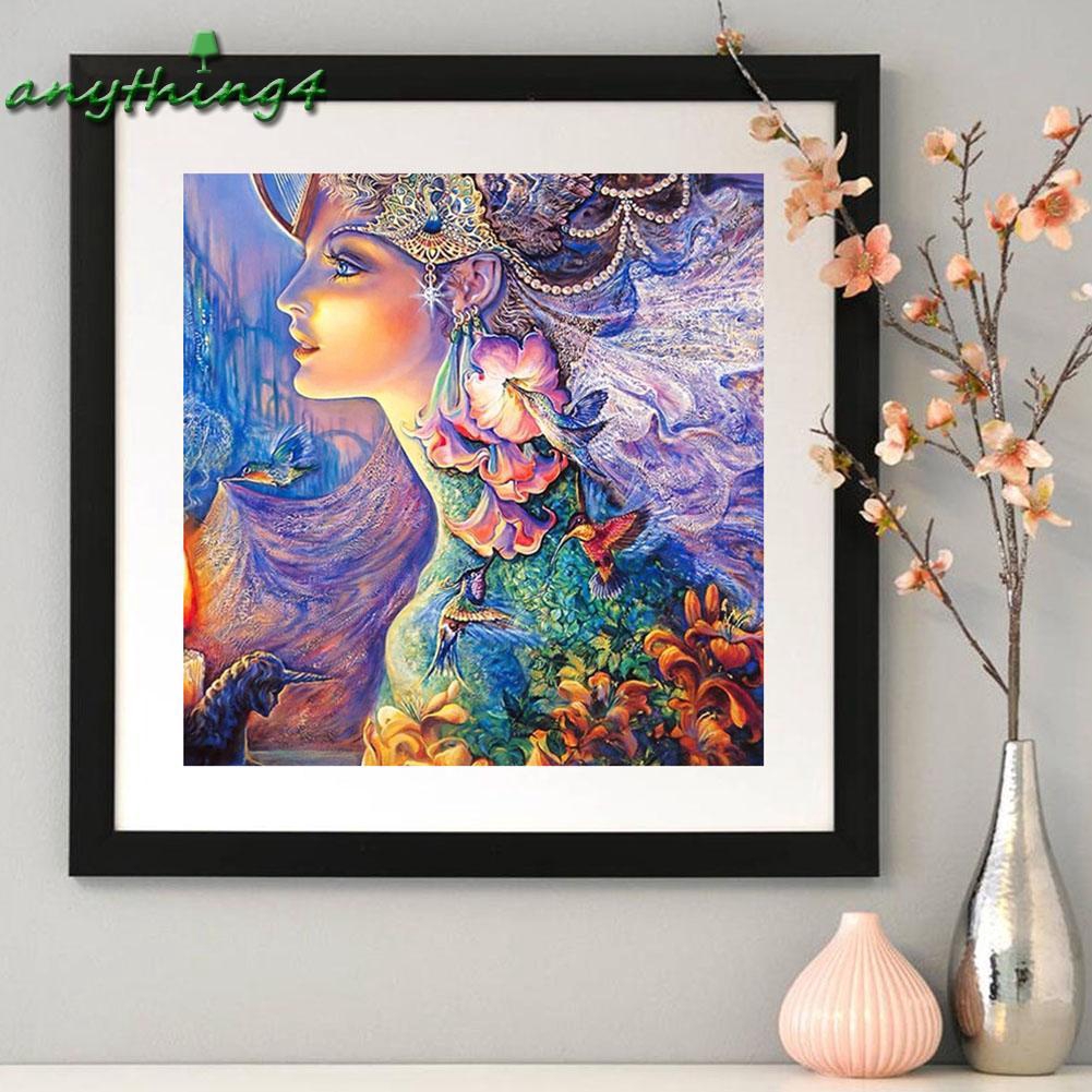 Bộ tranh đính đá trang trí hình thiên thần 5D xinh xắn tự làm | BigBuy360 - bigbuy360.vn