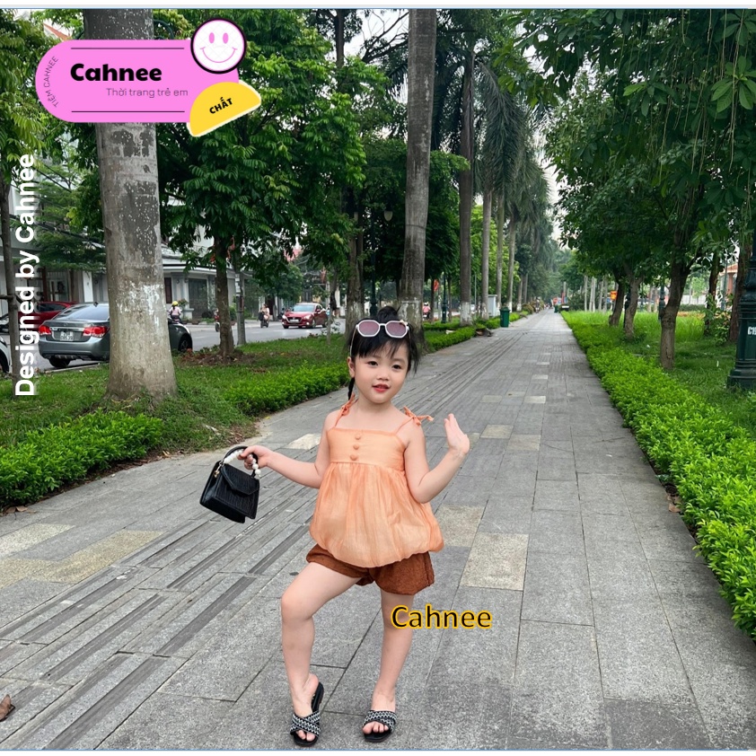 Áo boom cho bé gái 2 dây dây màu sắc xinh xắn