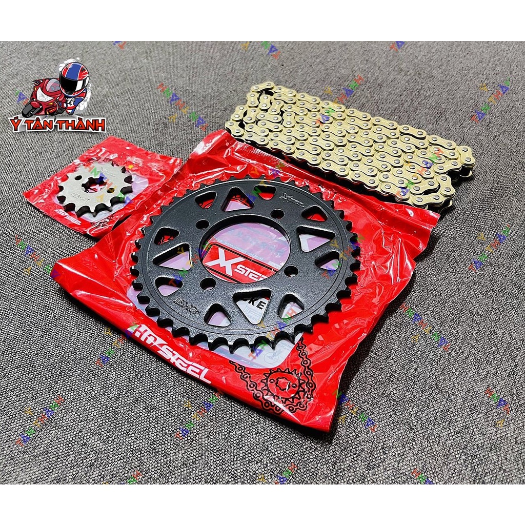 nhông sên đĩa x1r exciter 135 đen MS 60