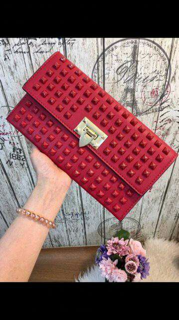 Freeship 99k TQ_Ví đi tiệc Clutch đinh đi tiệc siêu sang🌲🌲🌲