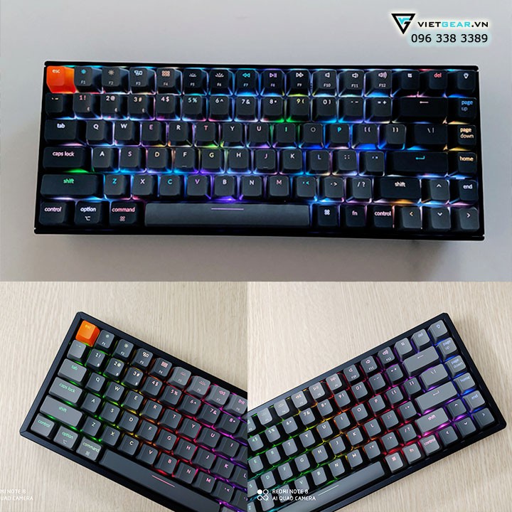 [Mã ELHAMSG giảm 7% đơn 500K] Bàn phím cơ Keychron K2, led RGB, có bluetooth | WebRaoVat - webraovat.net.vn