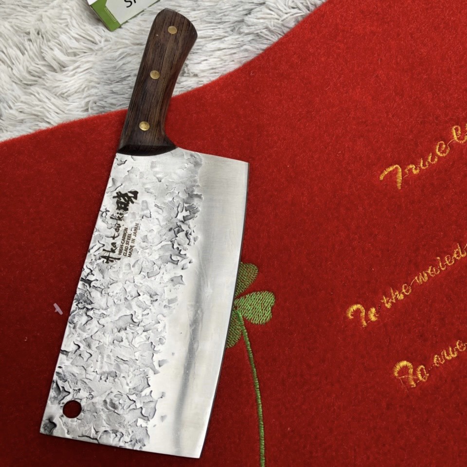 Siêu phẩm Dao chặt hàng bãi Nhật mới 98% Hiệu Aktatenki - Chuyên chặt gà vịt cực sắc bén