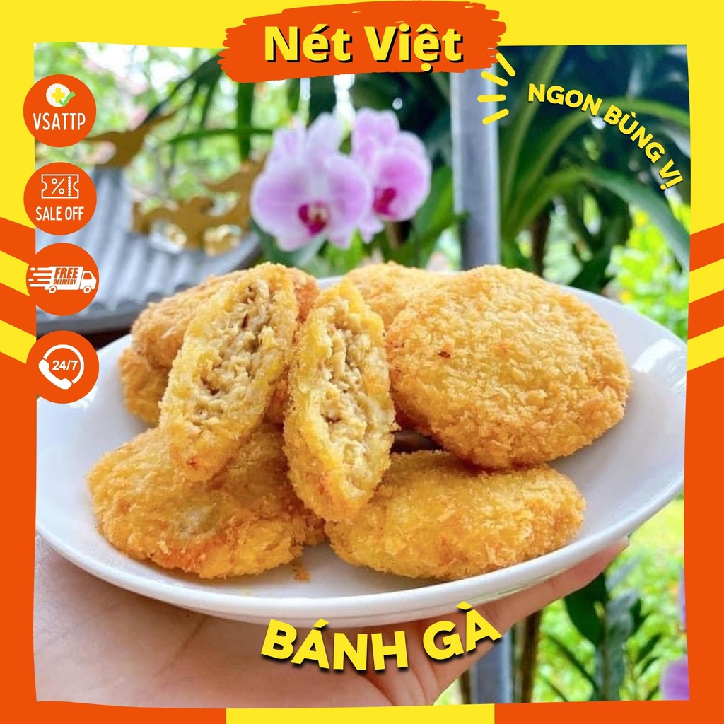 Bánh gà, bánh gà thần thánh Nét Việt không độn rau củ ngon đỉnh.