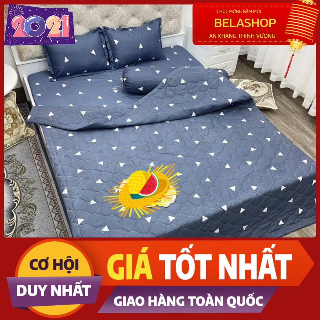 [Ga gối]Bộ ga gối 3 món 10cm,15cm,20cm,đủ kích thước,mẫu tam giác ghi