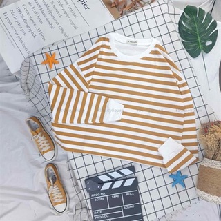 Áo thun tay dài Croptop form rộng unisex , áo dài tay nam nữ tay phồng SunnyHouse Mã SP002268