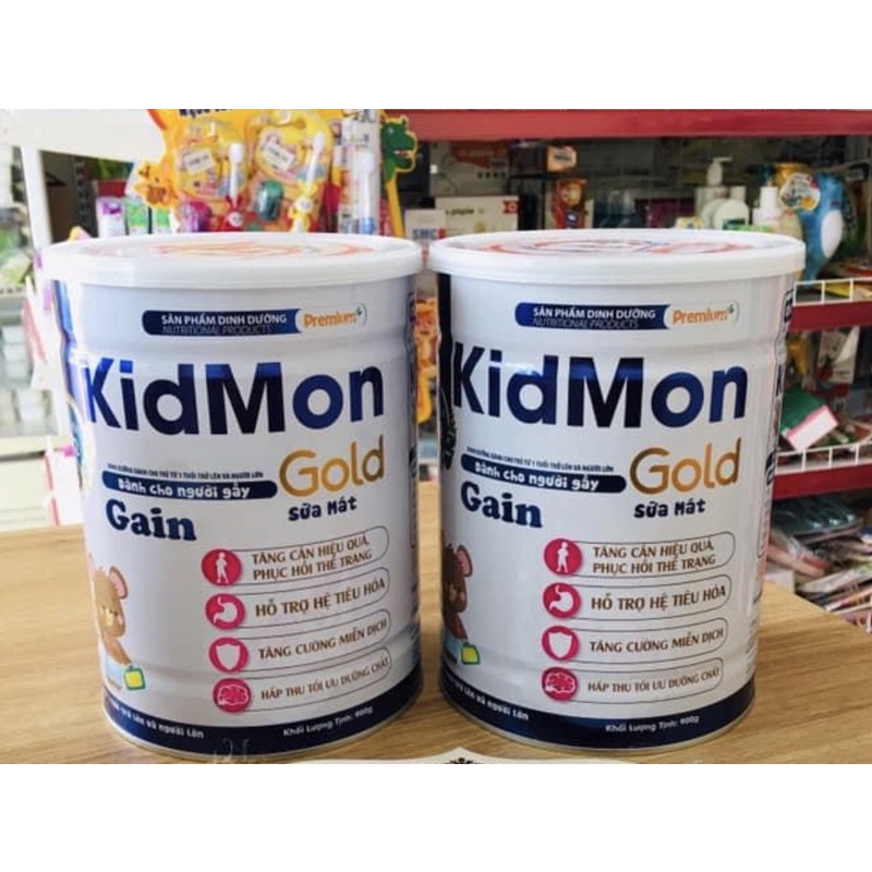 Sữa người gầy KIDMON GOLD Gain (900g)- Sữa mát dành cho người gầy