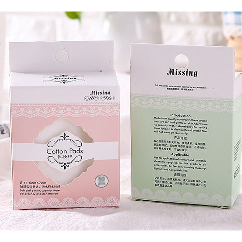 [Hộp 40 Miếng]Bông Tẩy Trang Cotton Pads Mini thấm hút nhanh chóng,tẩy sạch bụi bẩn,an toàn cho da,tiện lợi,tiết kiệm