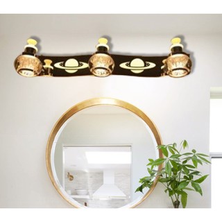 Đèn soi tranh 1 bóng, 2 bóng và 3 bóng gương led ánh sáng vàng ,hàng cao cấp