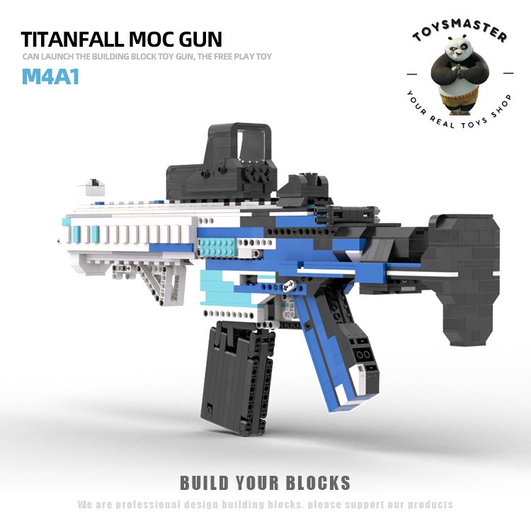Đồ Chơi Lắp Ráp Kiểu LEGO Súng Mô Hình PUBG M416 Black Ice Với 1500+ Mảnh Ghép,Bản Thiết Kế Tiêu Chuẩn Kevin 183