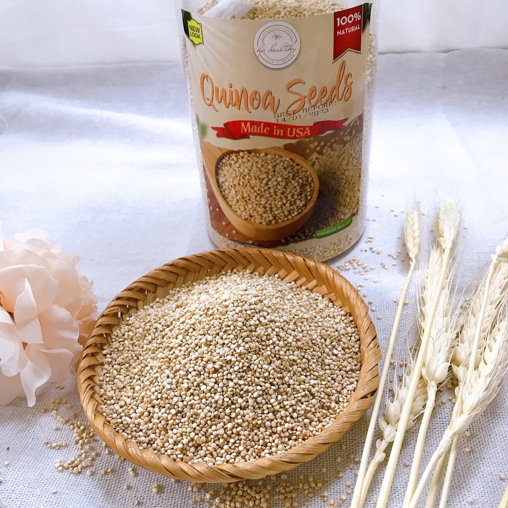 500G Hạt Diêm Mạch Quinoa Hp Healthy Hạt Dinh Dưỡng Hữu Cơ Organic Nhập Khẩu Mỹ Loại Trắng Hữu Cơ